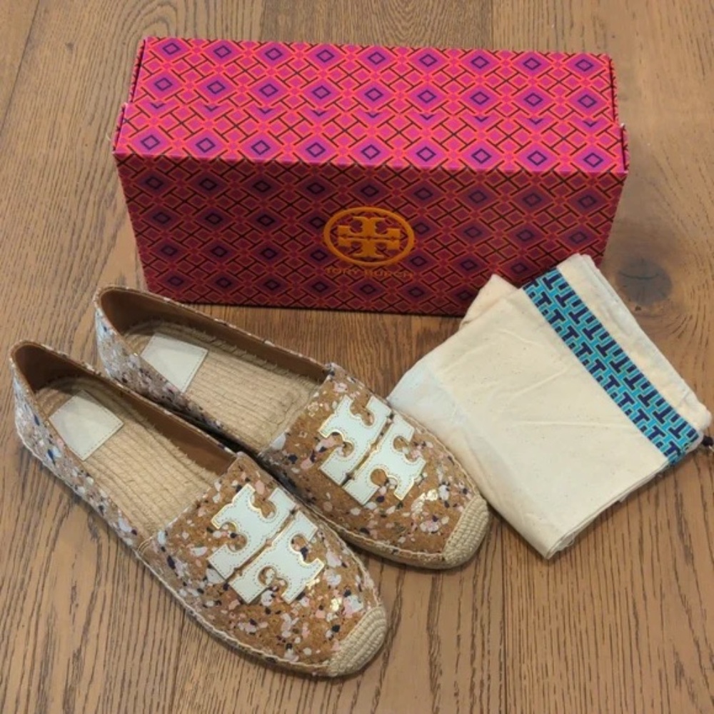 Tory Burch Size Confetti Espadrilles Flats - NEW